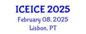 International Conference on Electrical, Instrumentation and Control Engineering (ICEICE) February 08, 2025 - Lisbon, Portugal