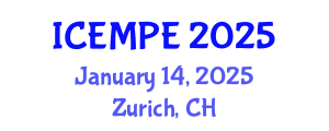 International Conference on Electrical Machines and Power Electronics (ICEMPE) January 14, 2025 - Zurich, Switzerland