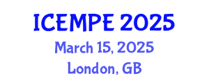 International Conference on Electrical Machines and Power Electronics (ICEMPE) March 15, 2025 - London, United Kingdom