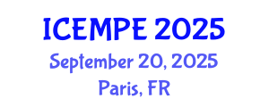 International Conference on Electrical Machines and Power Electronics (ICEMPE) September 20, 2025 - Paris, France