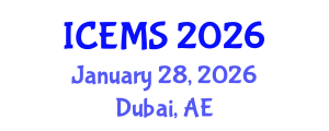 International Conference on Electrical Machines and Systems (ICEMS) January 28, 2026 - Dubai, United Arab Emirates