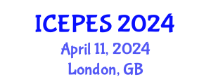 International Conference on Electrical Power and Energy Systems (ICEPES) April 11, 2024 - London, United Kingdom