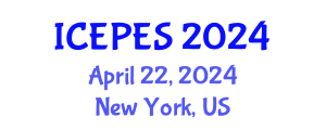International Conference on Electrical Power and Energy Systems (ICEPES) April 22, 2024 - New York, United States