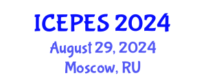 International Conference on Electrical Power and Energy Systems (ICEPES) August 29, 2024 - Moscow, Russia