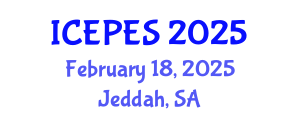 International Conference on Electrical Power and Energy Systems (ICEPES) February 18, 2025 - Jeddah, Saudi Arabia