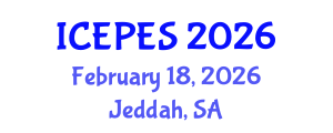 International Conference on Electrical Power and Energy Systems (ICEPES) February 18, 2026 - Jeddah, Saudi Arabia