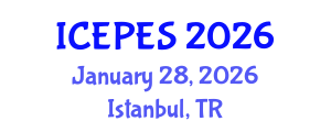International Conference on Electrical Power and Energy Systems (ICEPES) January 28, 2026 - Istanbul, Turkey