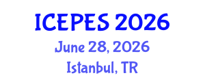 International Conference on Electrical Power and Energy Systems (ICEPES) June 28, 2026 - Istanbul, Turkey