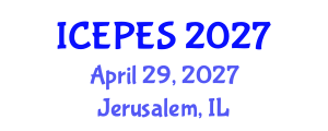 International Conference on Electrical Power and Energy Systems (ICEPES) April 29, 2027 - Jerusalem, Israel International Conference on Electrical Power and Energy Systems (ICEPES) April 29, 2027 - Jerusalem, Israel