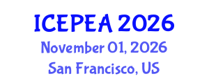 International Conference on Electrical Power Engineering and Applications (ICEPEA) November 01, 2026 - San Francisco, United States