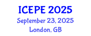 International Conference on Electrical Power Engineering (ICEPE) September 23, 2025 - London, United Kingdom