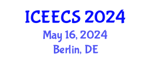 International Conference on Electrochemical Energy Conversion and Storage (ICEECS) May 16, 2024 - Berlin, Germany