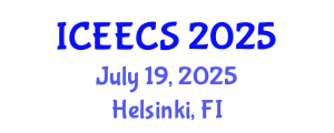 International Conference on Electrochemical Energy Conversion and Storage (ICEECS) July 19, 2025 - Helsinki, Finland