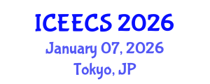 International Conference on Electrochemical Energy Conversion and Storage (ICEECS) January 07, 2026 - Tokyo, Japan