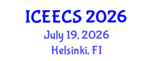 International Conference on Electrochemical Energy Conversion and Storage (ICEECS) July 19, 2026 - Helsinki, Finland