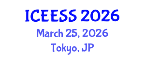 International Conference on Electrochemical Energy Storage Systems (ICEESS) March 25, 2026 - Tokyo, Japan