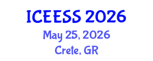 International Conference on Electrochemical Energy Storage Systems (ICEESS) May 25, 2026 - Crete, Greece International Conference on Electrochemical Energy Storage Systems (ICEESS) May 25, 2026 - Crete, Greece