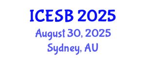 International Conference on Electrochemical Sensors and Biosensors (ICESB) August 30, 2025 - Sydney, Australia