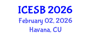 International Conference on Electrochemical Sensors and Biosensors (ICESB) February 02, 2026 - Havana, Cuba International Conference on Electrochemical Sensors and Biosensors (ICESB) February 02, 2026 - Havana, Cuba