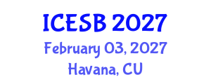 International Conference on Electrochemical Sensors and Biosensors (ICESB) February 03, 2027 - Havana, Cuba International Conference on Electrochemical Sensors and Biosensors (ICESB) February 03, 2027 - Havana, Cuba