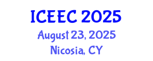 International Conference on Electrochemistry and Electroanalytical Chemistry (ICEEC) August 23, 2025 - Nicosia, Cyprus