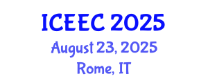 International Conference on Electrochemistry and Electroanalytical Chemistry (ICEEC) August 23, 2025 - Rome, Italy