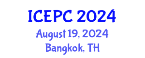 International Conference on Electrochemistry and Physical Chemistry (ICEPC) August 19, 2024 - Bangkok, Thailand