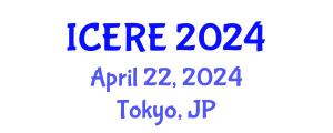 International Conference on Electrochemistry and Renewable Energy (ICERE) April 22, 2024 - Tokyo, Japan