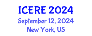 International Conference on Electrochemistry and Renewable Energy (ICERE) September 12, 2024 - New York, United States