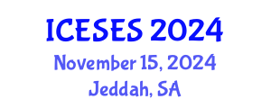 International Conference on Electrochemistry and Sustainable Energy Storage (ICESES) November 15, 2024 - Jeddah, Saudi Arabia