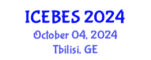 International Conference on Electrochemistry, Bioelectrochemistry and Energy Storage (ICEBES) October 04, 2024 - Tbilisi, Georgia