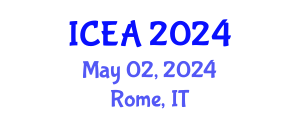 International Conference on Electromagnetics and Applications (ICEA) May 02, 2024 - Rome, Italy