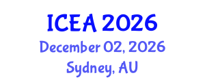 International Conference on Electromagnetics and Applications (ICEA) December 02, 2026 - Sydney, Australia International Conference on Electromagnetics and Applications (ICEA) December 02, 2026 - Sydney, Australia