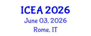 International Conference on Electromagnetics and Applications (ICEA) June 03, 2026 - Rome, Italy