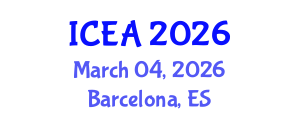 International Conference on Electromagnetics and Applications (ICEA) March 04, 2026 - Barcelona, Spain