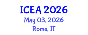 International Conference on Electromagnetics and Applications (ICEA) May 03, 2026 - Rome, Italy