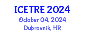 International Conference on Electron Transfer Reactions and Electrochemistry (ICETRE) October 04, 2024 - Dubrovnik, Croatia