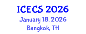 International Conference on Electronic Circuits and Systems (ICECS) January 18, 2026 - Bangkok, Thailand