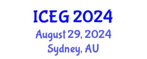 International Conference on Electronic Governance (ICEG) August 29, 2024 - Sydney, Australia