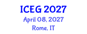 International Conference on Electronic Governance (ICEG) April 08, 2027 - Rome, Italy International Conference on Electronic Governance (ICEG) April 08, 2027 - Rome, Italy