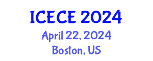 International Conference on Electronics and Communication Engineering (ICECE) April 22, 2024 - Boston, United States