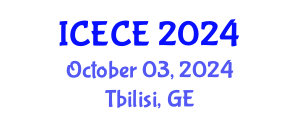 International Conference on Electronics and Communication Engineering (ICECE) October 03, 2024 - Tbilisi, Georgia