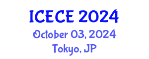 International Conference on Electronics and Communication Engineering (ICECE) October 03, 2024 - Tokyo, Japan