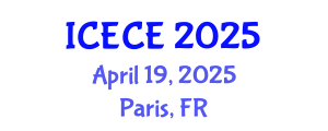 International Conference on Electronics and Communication Engineering (ICECE) April 19, 2025 - Paris, France