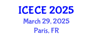International Conference on Electronics and Communication Engineering (ICECE) March 29, 2025 - Paris, France