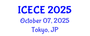 International Conference on Electronics and Communication Engineering (ICECE) October 07, 2025 - Tokyo, Japan