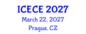 International Conference on Electronics and Communication Engineering (ICECE) March 22, 2027 - Prague, Czechia International Conference on Electronics and Communication Engineering (ICECE) March 22, 2027 - Prague, Czechia