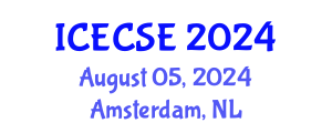 International Conference on Electronics and Communication Systems Engineering (ICECSE) August 05, 2024 - Amsterdam, Netherlands
