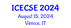 International Conference on Electronics and Communication Systems Engineering (ICECSE) August 15, 2024 - Venice, Italy