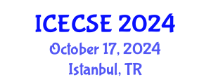 International Conference on Electronics and Communication Systems Engineering (ICECSE) October 17, 2024 - Istanbul, Turkey